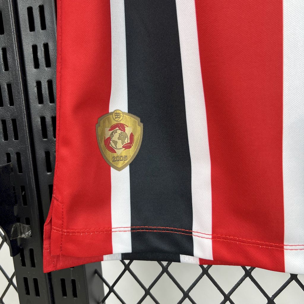São Paulo Away Shirt 25/26 - Men's Fan Red + Sponsorships