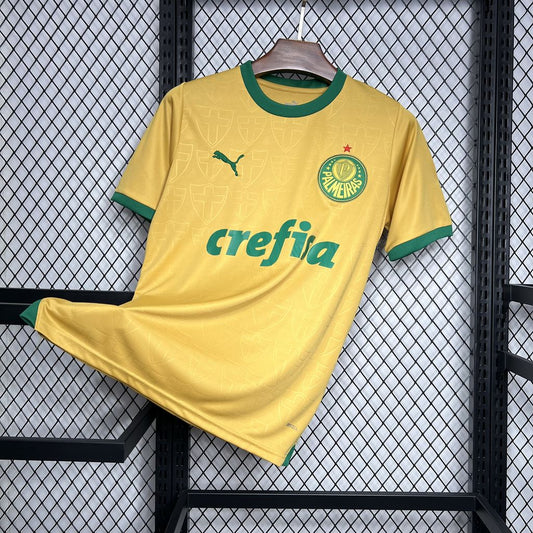 Palmeiras Third Away Shirt 24/25 - Men's Fan Gold