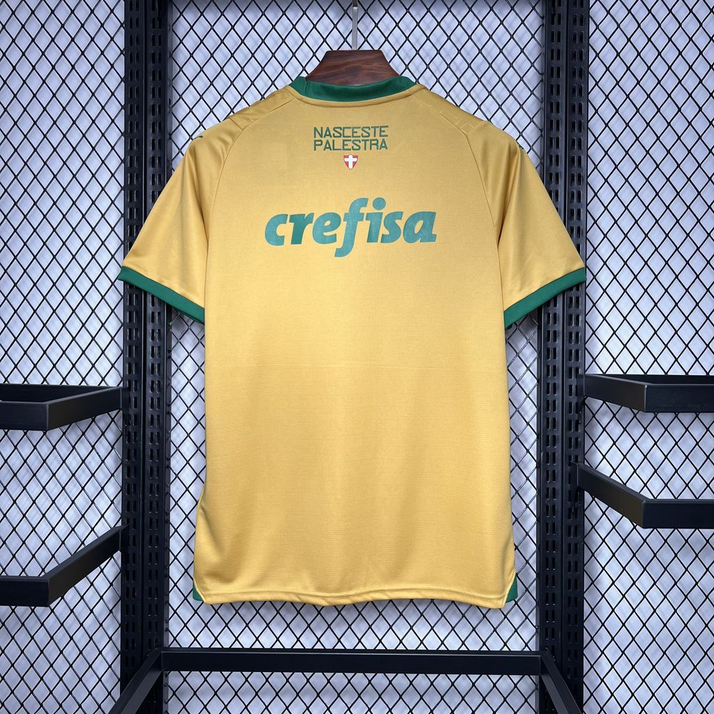 Palmeiras Third Away Shirt 24/25 - Men's Fan Gold
