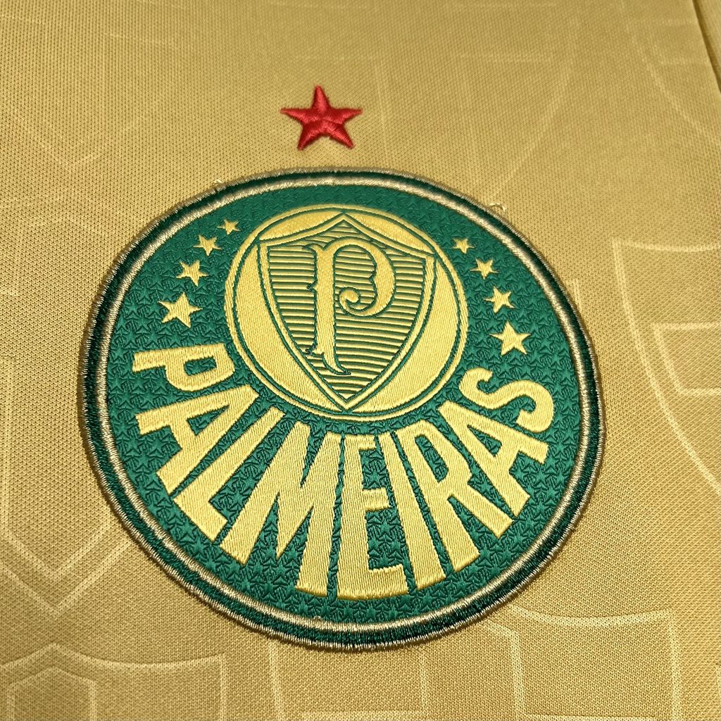 Palmeiras Third Away Shirt 24/25 - Men's Fan Gold
