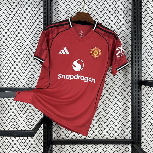 Manchester United Home Shirt 25/26 - Men's Fan Shirt Red