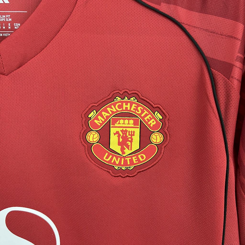 Manchester United Home Shirt 25/26 - Men's Fan Shirt Red
