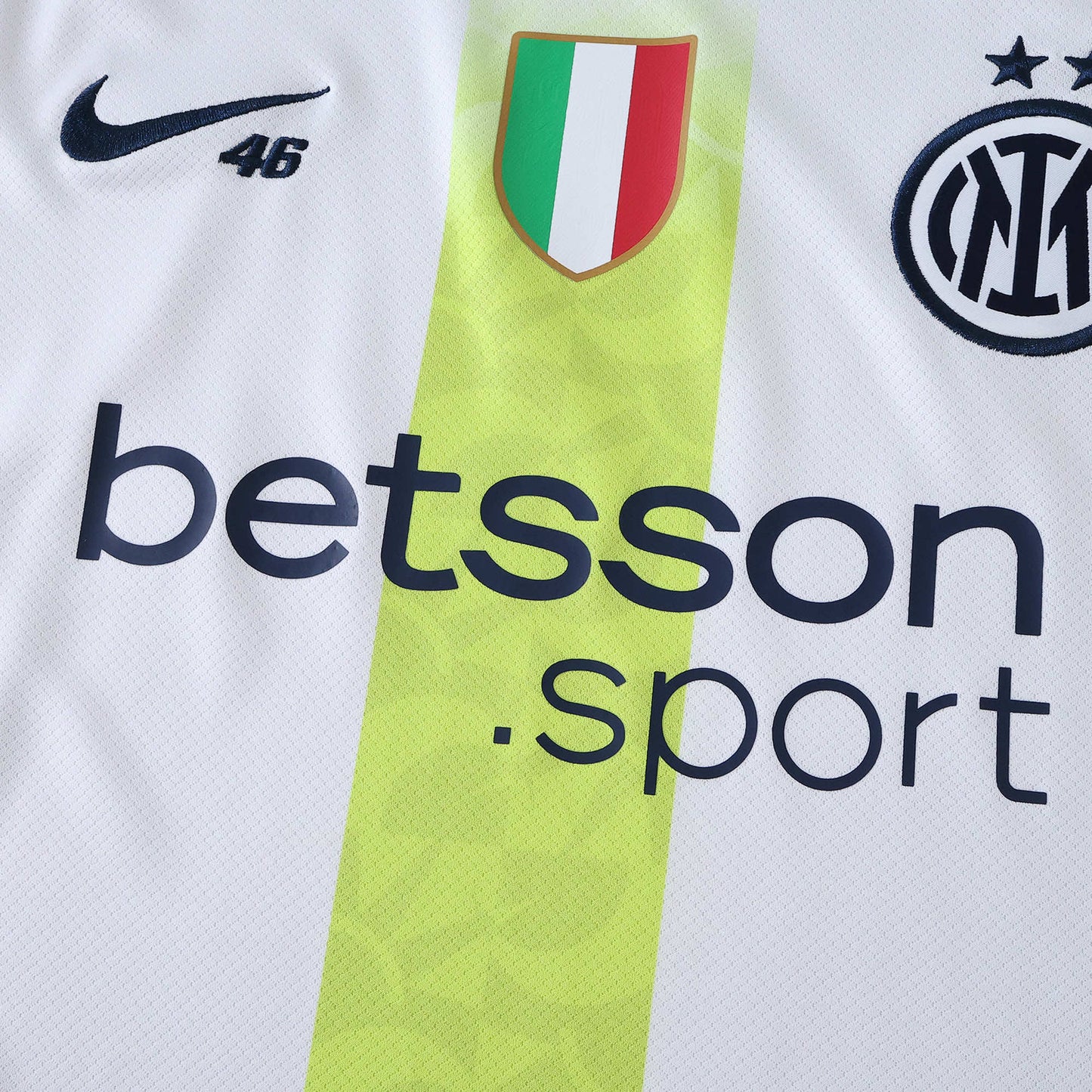 Inter Milan Valentino Rossi 24/25 Men's Fan Shirt White