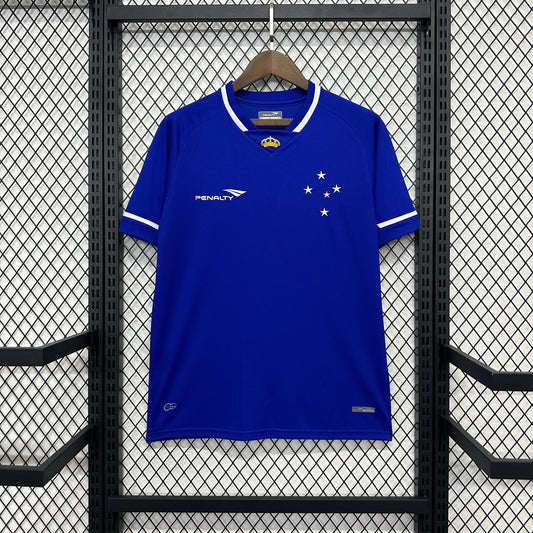 Cruzeiro Home Retro Shirt 2015 - Men's Fan Blue