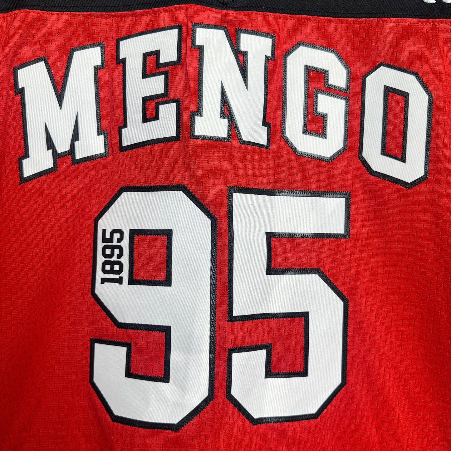 Flamengo Mitchell and Ness Shirt - Men's Red Oversized Fan Shirt