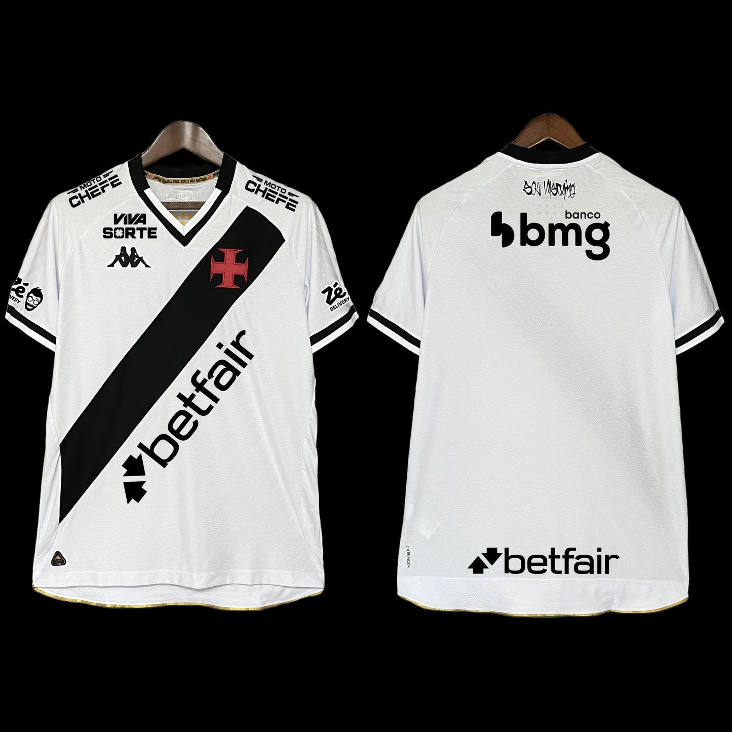 Vasco Home Shirt 25/26 - Men's White Fan I'm a Vasco fan + Sponsorships