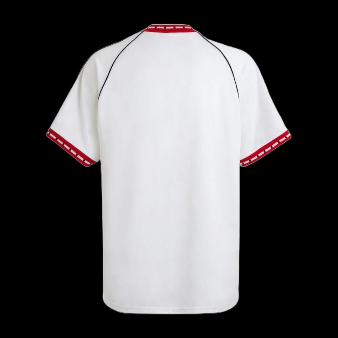 Manchester United Retro Away Shirt 1991 - Mens White Fan Shirt