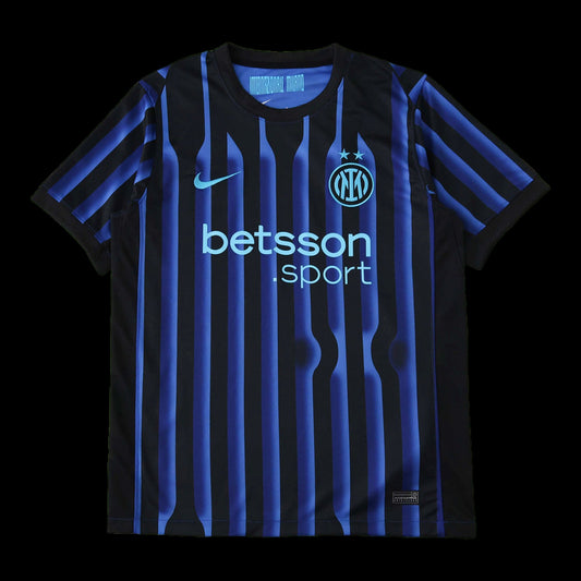 Inter Milan Home Shirt 25/26 - Men's Fan Shirt Blue and Black