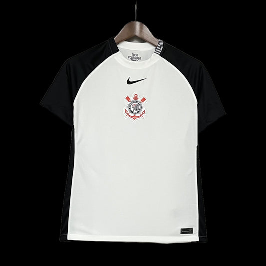 Timão Home Shirt 25/26 - Women's White Fan Shirt