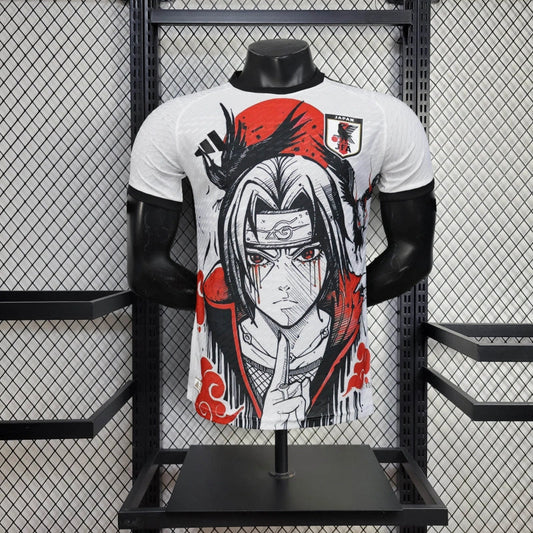 Japan Itachi Uchiha 25/26 Shirt - Male Player White and Red