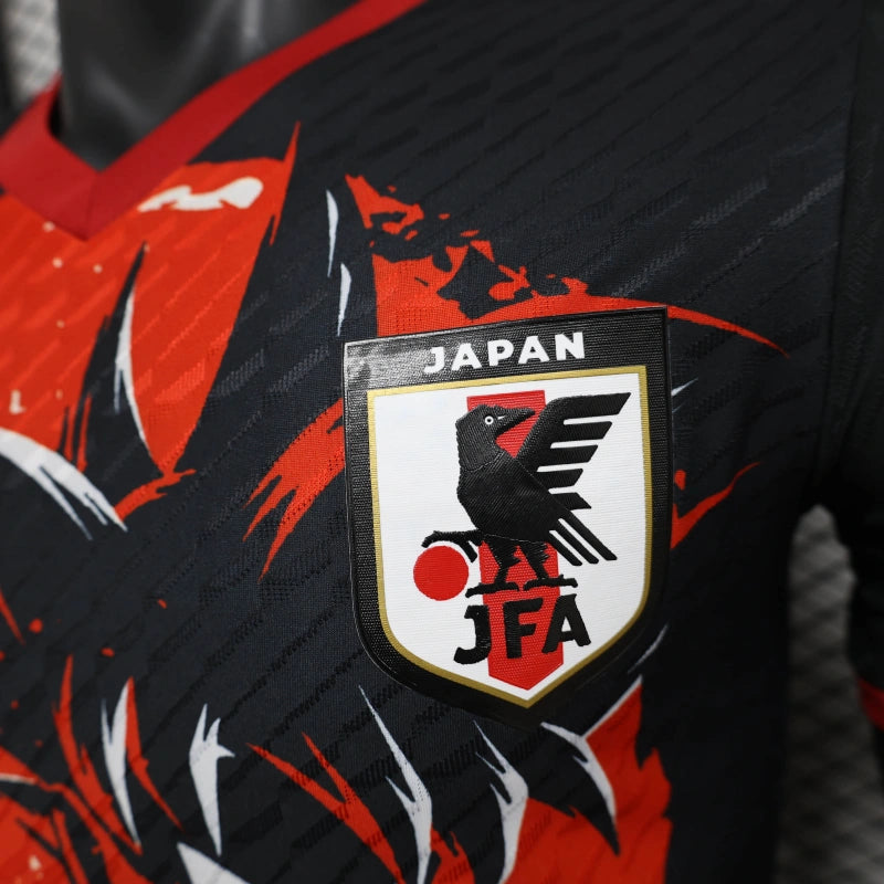 Japan Dragon Ball 24/25 Shirt - Men's Player Red and Black