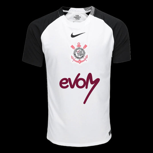 Timão x Veigh (EVOM) Home Shirt 25/26 - White Men's Fan Shirt