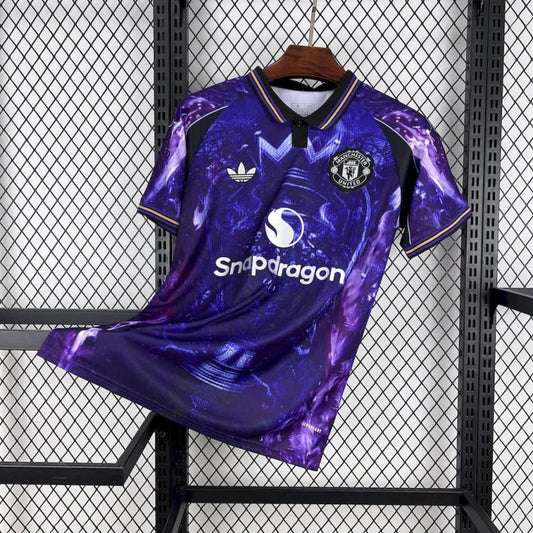 Manchester United 25/26 Special Edition Shirt - Mens Purple Fan Shirt
