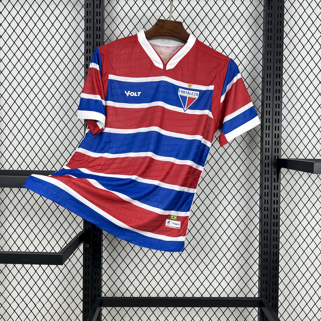 Fortaleza Home Shirt 25/26 - Men's Striped Fan Shirt
