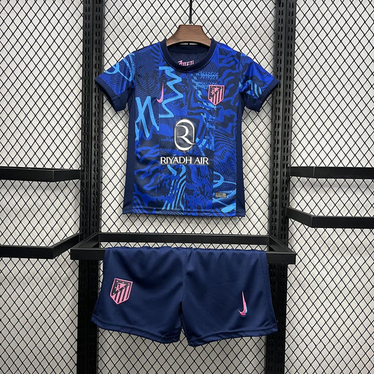 Atlético de Madrid Third Away Shirt 24/25 - Kids Fan Shirt Blue