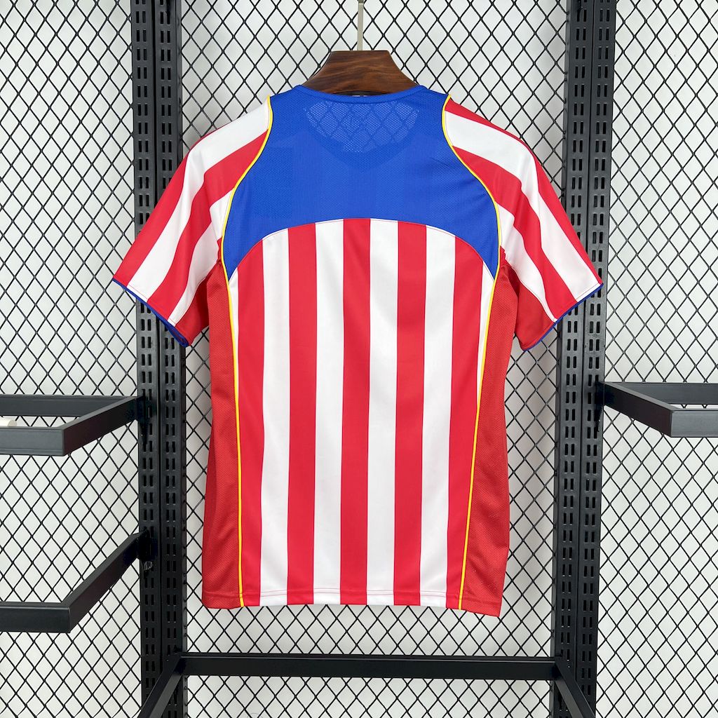 Atlético de Madrid x Spider-Man 2 Retro Home Shirt 2004/05 - Men's Fan Striped