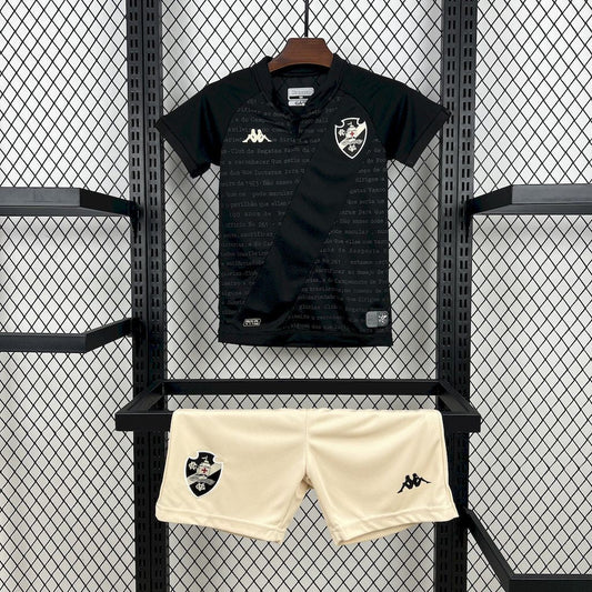 Vasco da Gama Goalkeeper Shirt 24/25 - Black Children's Fan Shirt