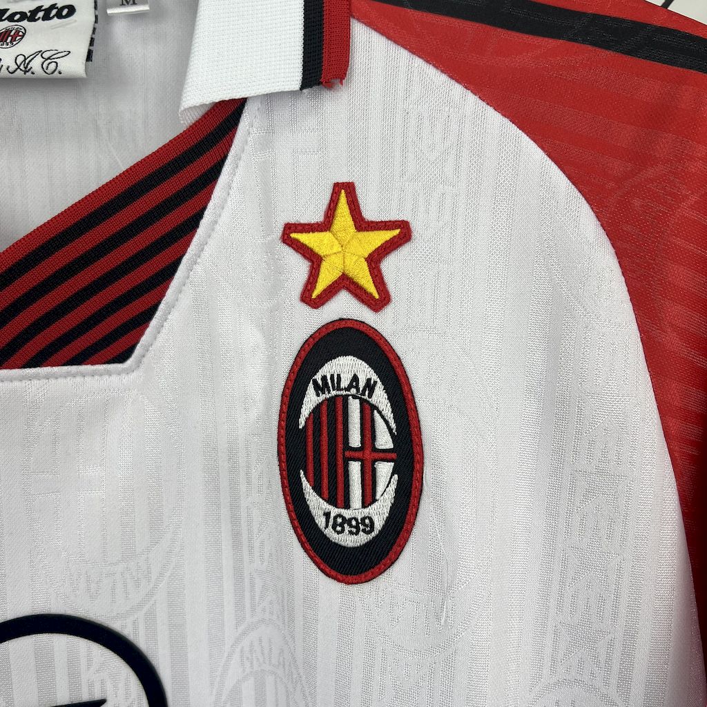 AC Milan Belo Horizonte Centenario Cup Retro 1997/98 Shirt - Men's White Fan Shirt