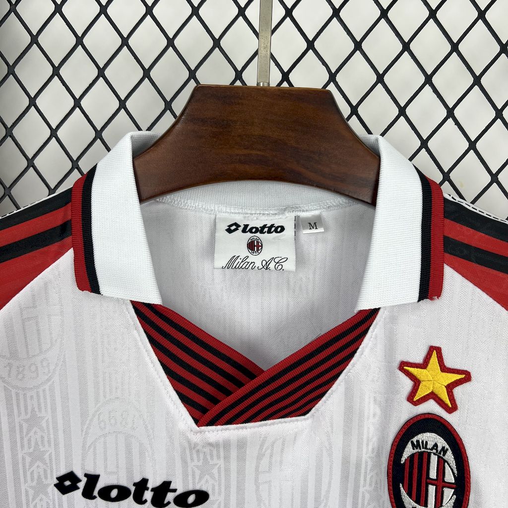 AC Milan Belo Horizonte Centenario Cup Retro 1997/98 Shirt - Men's White Fan Shirt