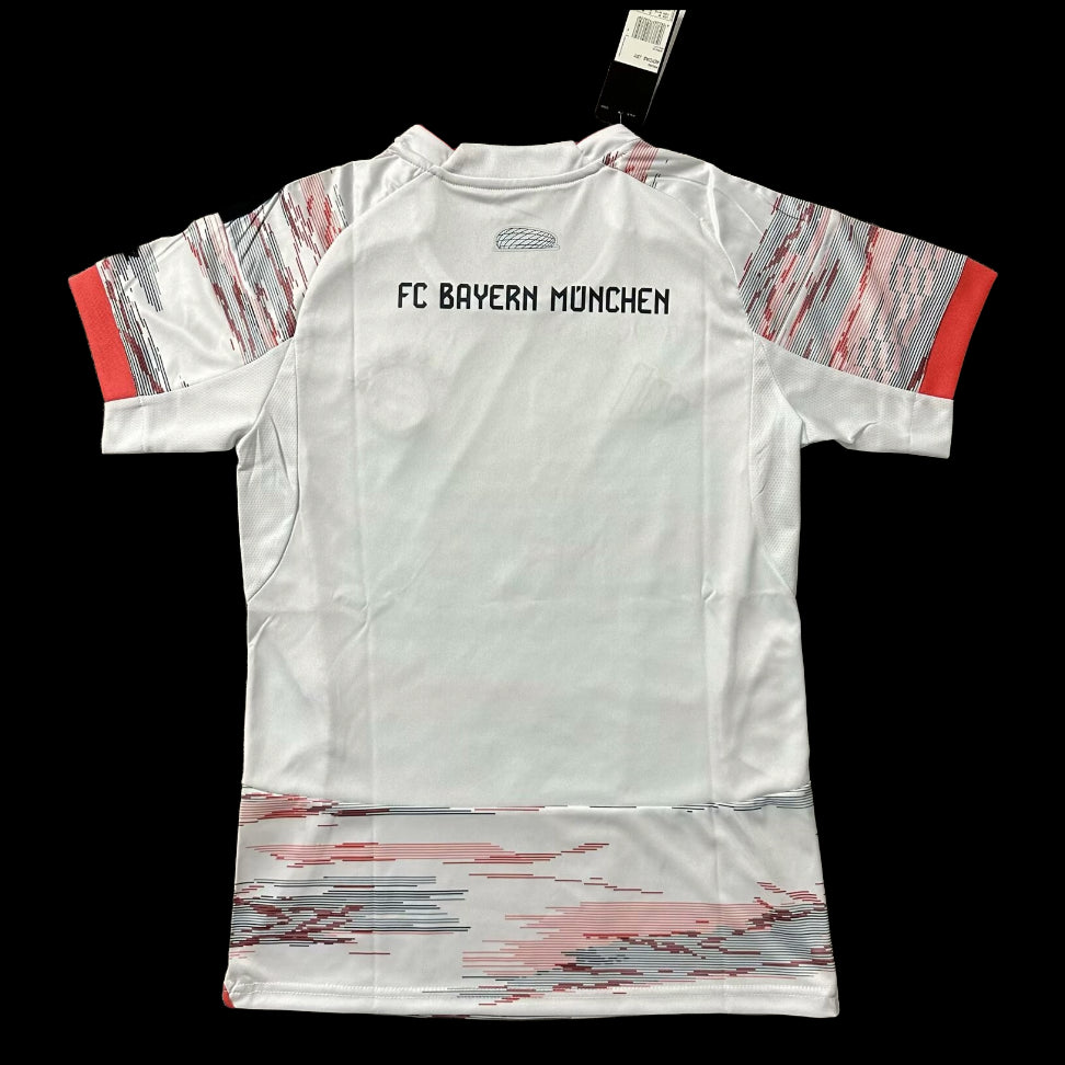 Bayern Munich Away Shirt 25/26 - Women's White and Orange Fan Shirt