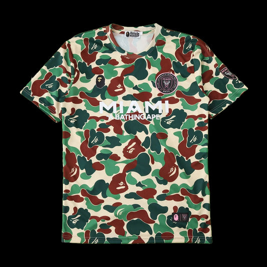 Inter Miami X Bape Men's Fan Shirt - Green