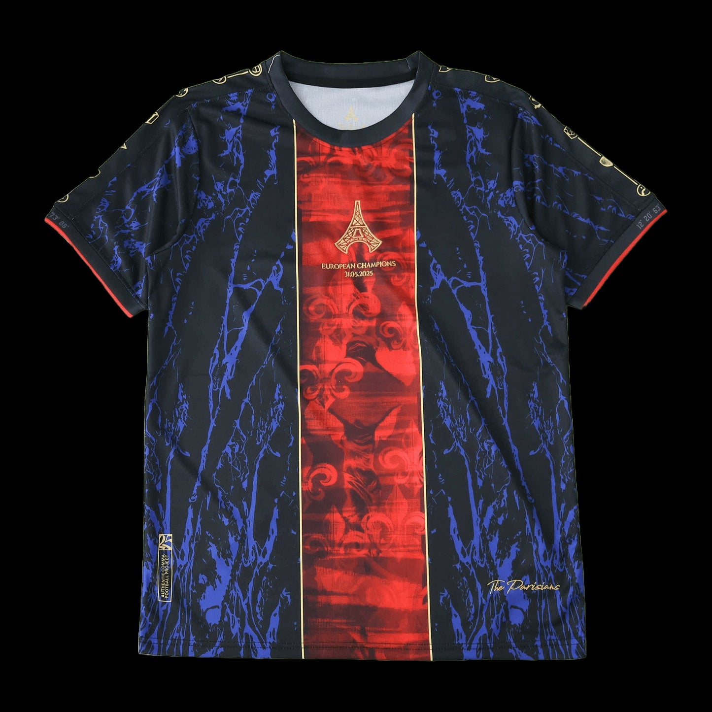 PSG “The Parisians” Away Champions League Shirt - Men's Fan Comma Football