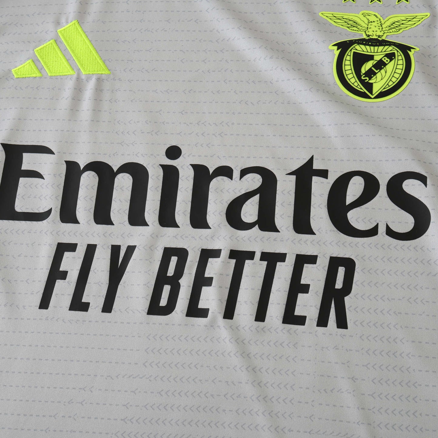 Benfica Third Away Shirt 24/25 - Men's Fan Shirt Grey
