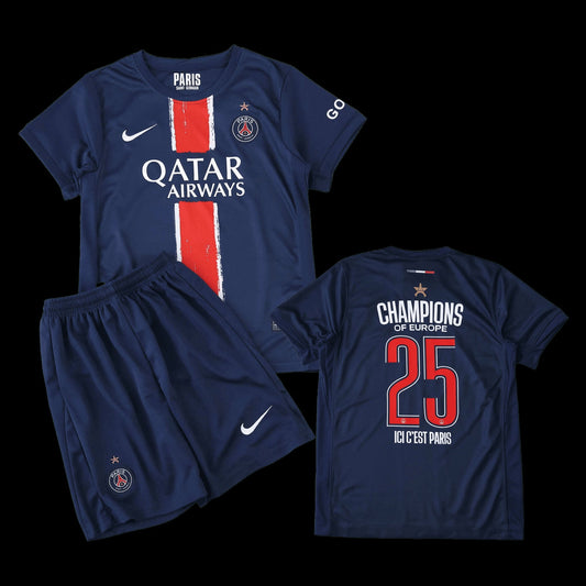 PSG Champions League Home Shirt 24/25 - Kids Fan