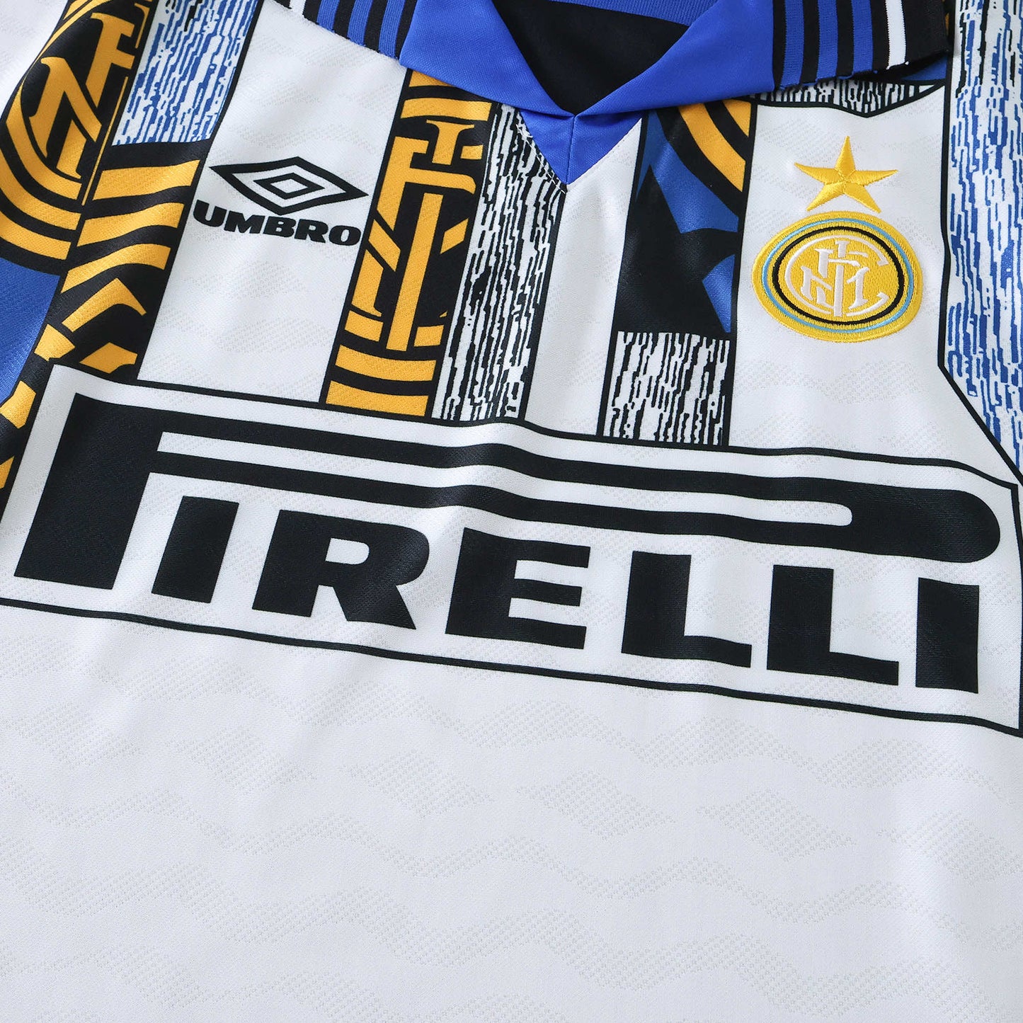 Inter Milan Away Retro Shirt 1995/96 - Men's White Fan Shirt