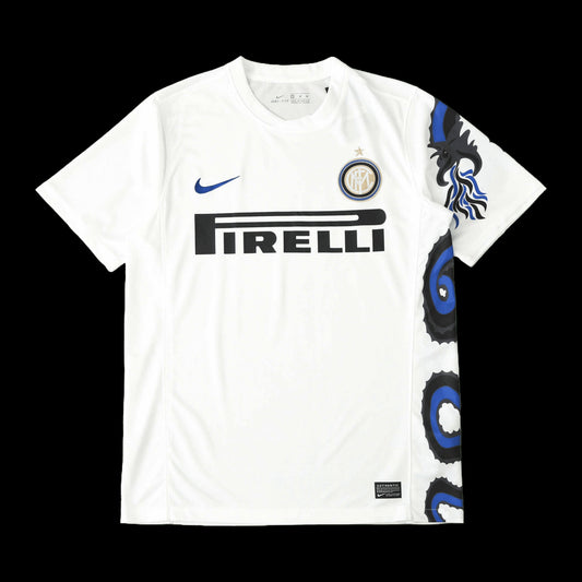 Inter Milan Away Retro 2010 Shirt - Men's White Fan Shirt