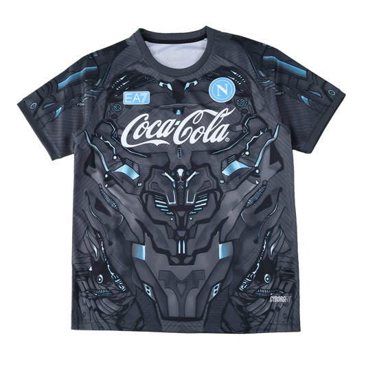 Napoli Training Shirt 25/26 - Men's Black Fan Shirt