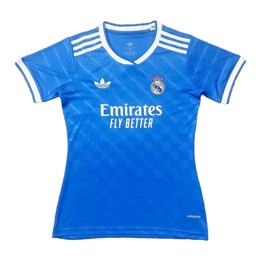 Real Madrid Third Away Shirt 25/26 - Women's Fan Blue