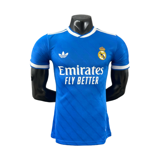Real Madrid Third Away Shirt 25/26 - Men's Player Blue
