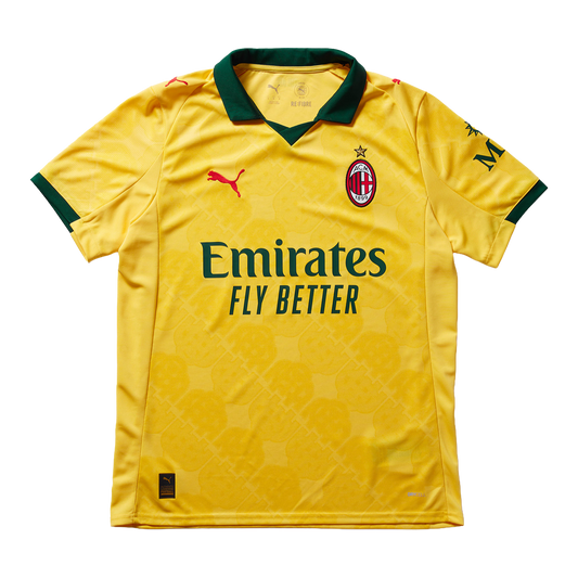 AC Milan Third Away Shirt 25/26 - Men's Fan Yellow