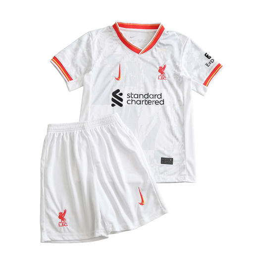 Liverpool Away 2 Shirt 24/25 - Kids Fan Shirt White
