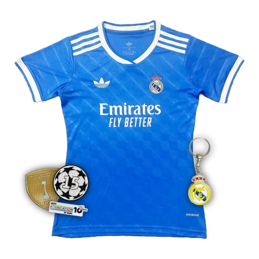 Real Madrid Third Away Shirt 25/26 - Women's Fan Shirt